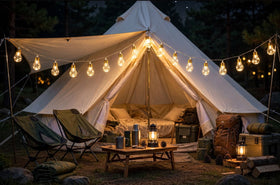 EverGlow New 14 LED Hanging Fairy Light with Jute Rope