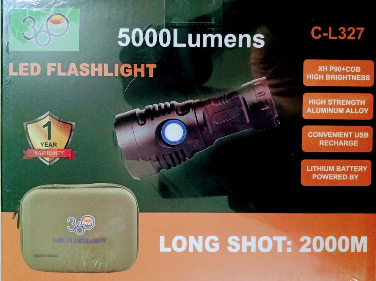 2km Long-Range Flash Light C-L327