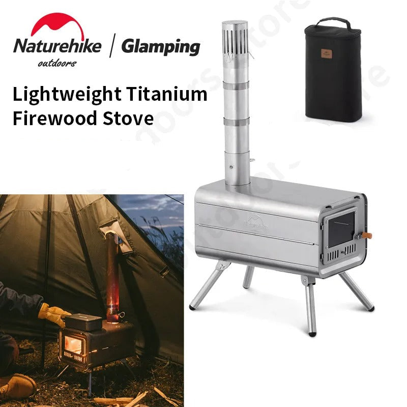 Naturehike Wood Stove Mini Titanium Potable Camping Stove Outdoor - View #3