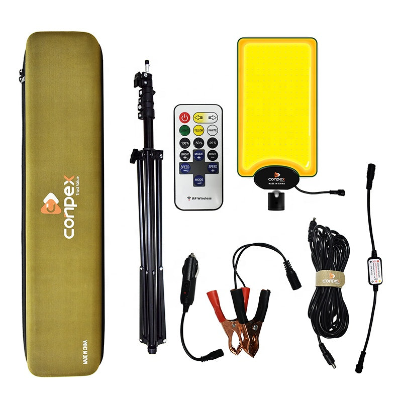Lampade Solari Con Telecomando 2PCS e Cavo da 3,5 m*2 - Ricaricabili 130 Lumen per Esterni e