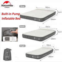 Naturehike Inflatable Camping Mattress with Built-In Pump Grey