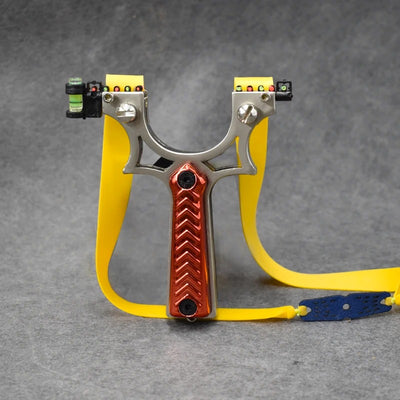Alloy Anti-skid Handle Design Slingshot With Rubber Band