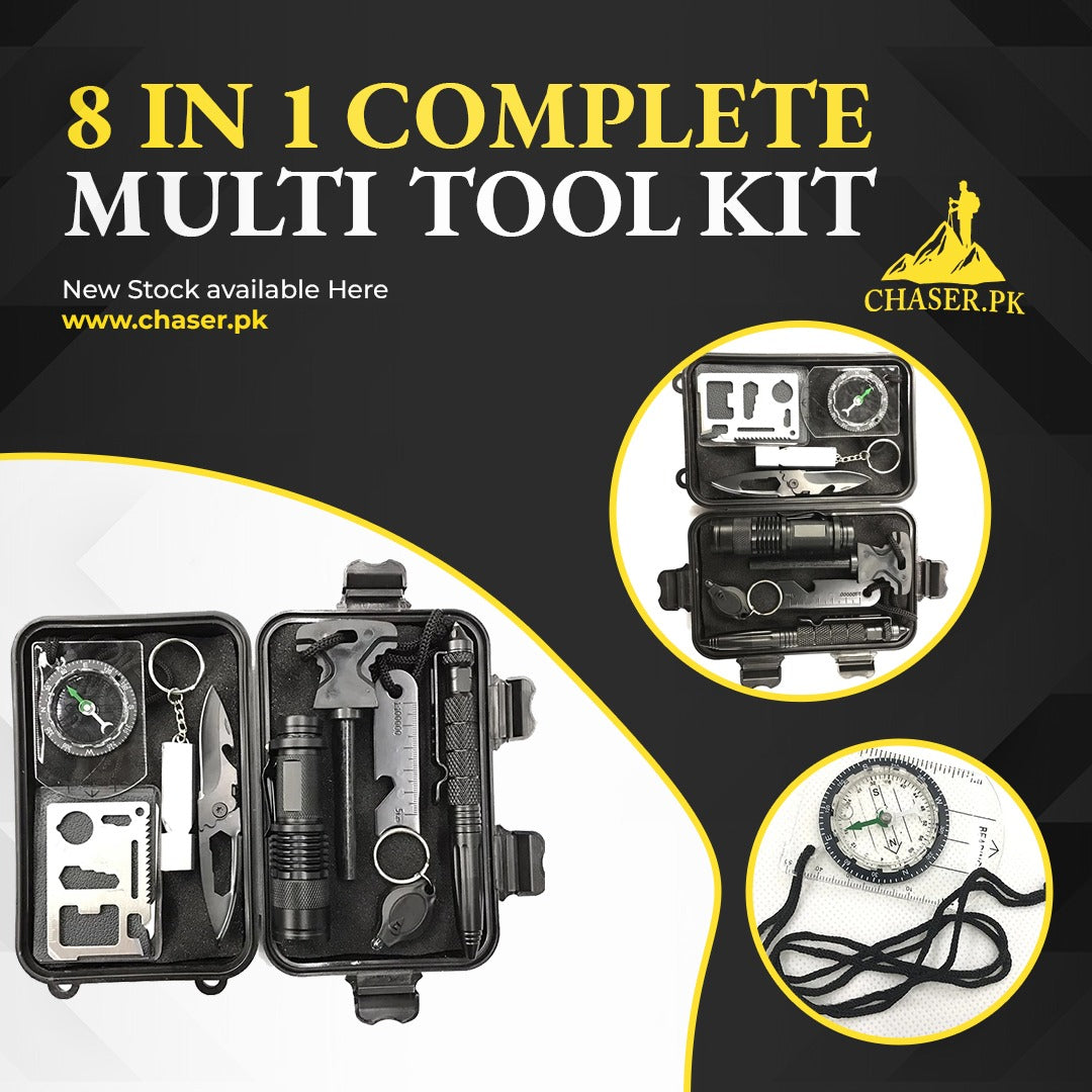 8 in 1 Complete Multi tool Kit