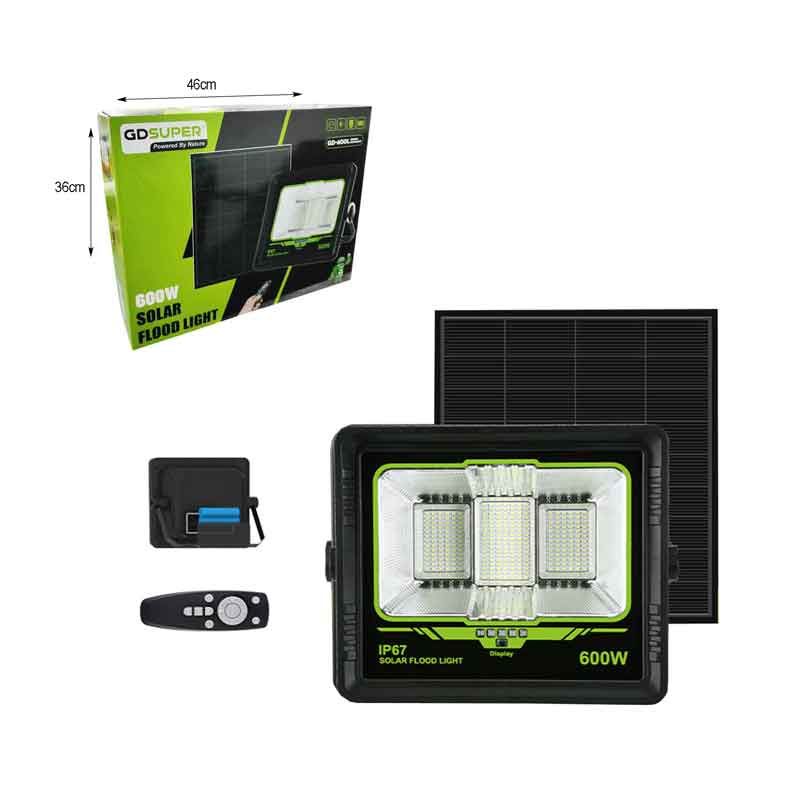 GDSuper 300W/500W/600W Solar Flood Light Remote Control