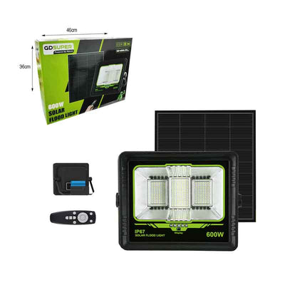 GDSuper 300W/500W/600W Solar Flood Light Remote Control