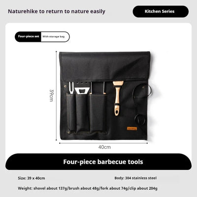 Naturehike Multifunction BBQ 4Pcs Tools Set