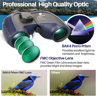 Landview 10x50 Binocular With Digital Compass