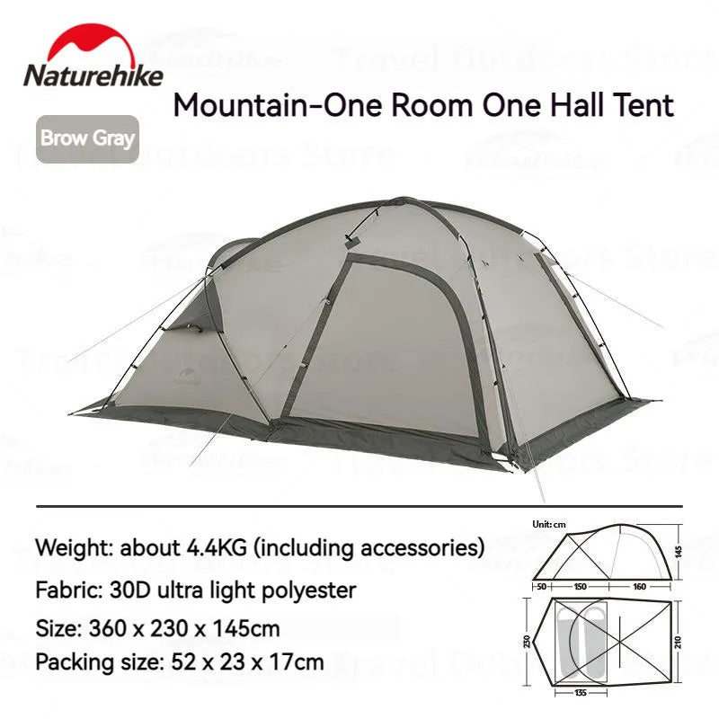 Naturehike One Bedroom One Living Room Tent With Chimney Hole