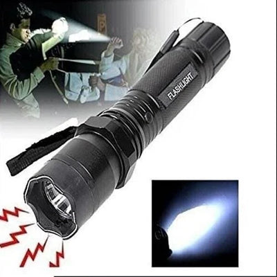 1101 Self Defense Electric Strong Power High Voltage Flashlight Torch