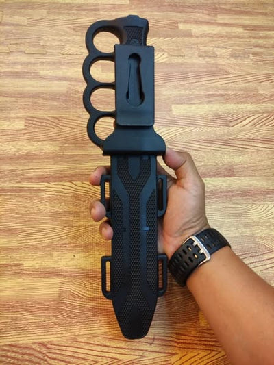 Columbia 2738A Fixed Blade Dagger With Firestarter+Compass