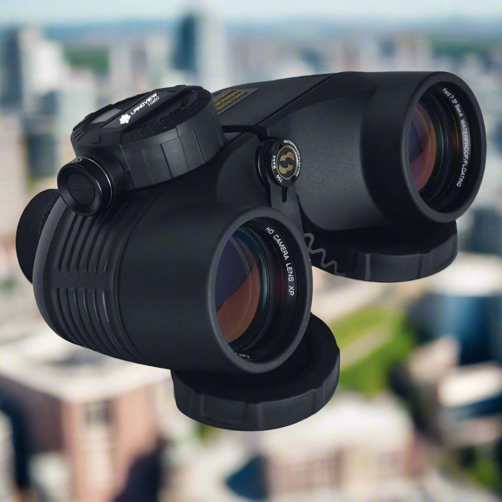 LANDVIEW 10X50 Marine Waterproof Binoculars with Compass