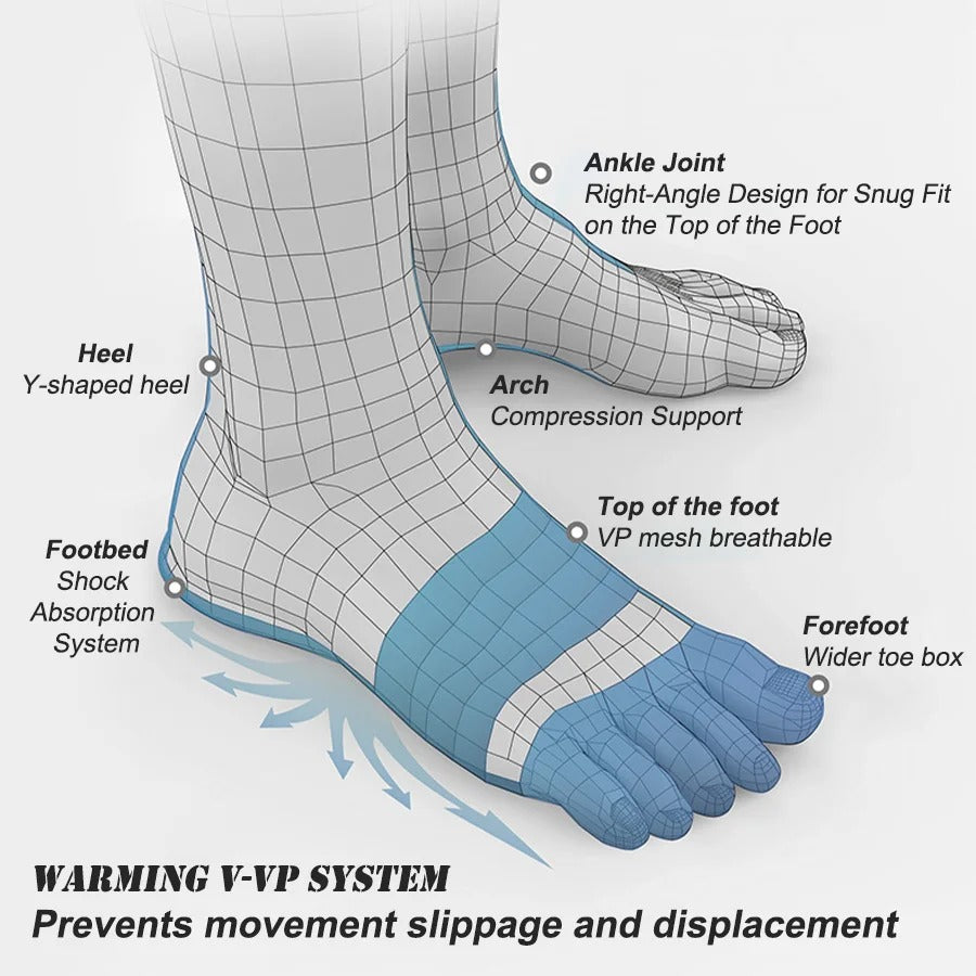 Naturehike Lightweight Shock Absorption Hiking Ankle Socks