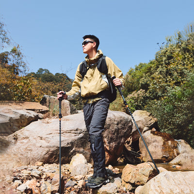 Naturehike Gale Pro 5-Section Trekking Pole Carbon Fiber Aluminum Alloy 2pcs Set