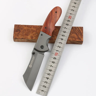 BOKER Knife Camping Folding Knives Tactical Hunting Survival Wood Handle