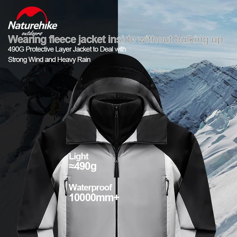 Naturehike Outdoor Lightweight Hardshell Jacket Waterproof