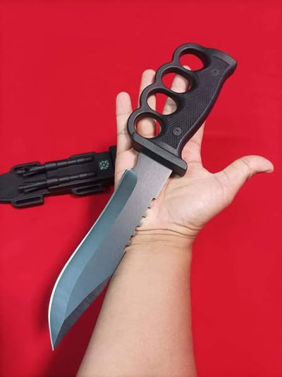 Columbia 2738A Fixed Blade Dagger With Firestarter+Compass