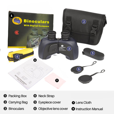Landview 10x50 Binocular With Digital Compass