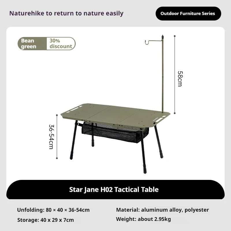 Naturehike H02 IGT Multifunctional Camping Tactical Table – Chaser.pk