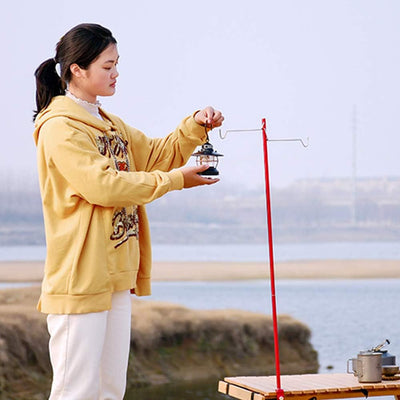 ShineTrip Telescopic Double Head Lighting Pole With Nail