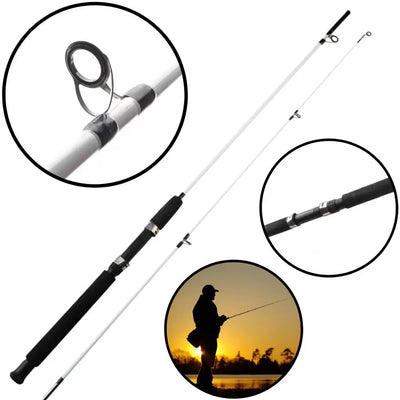 Crocodile 180 Carbon Fishing Rod With Complete Kit & Pouch –
