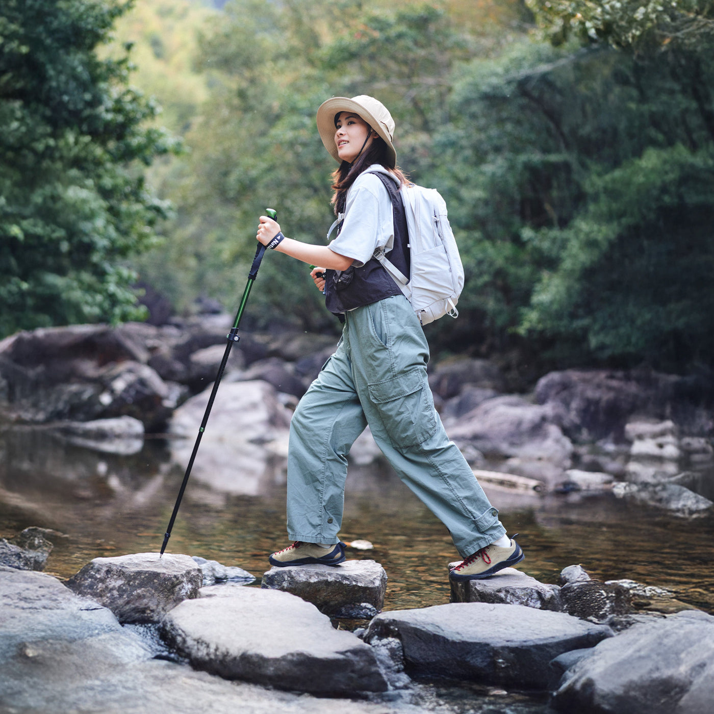 Naturehike 3-Section Telescopic Trekking Pole Aluminum Alloy