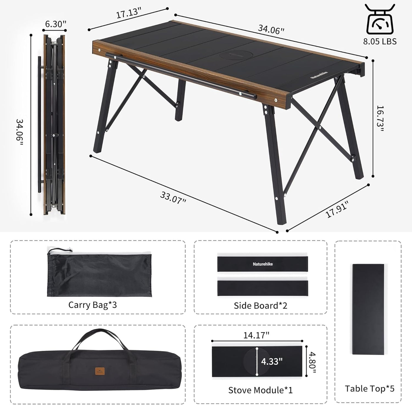 Naturehike Folding IGT Camping Table – Chaser.pk