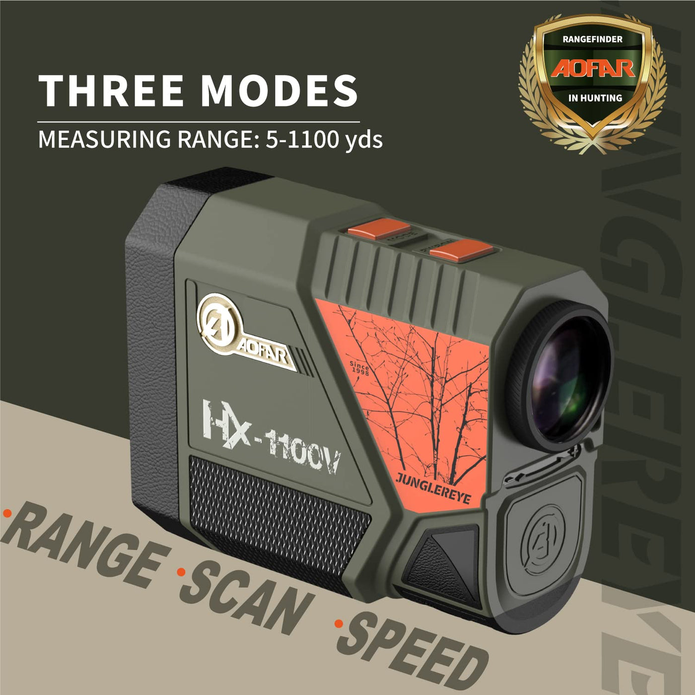 AOFAR HX-1100V Rangefinder for Hunting