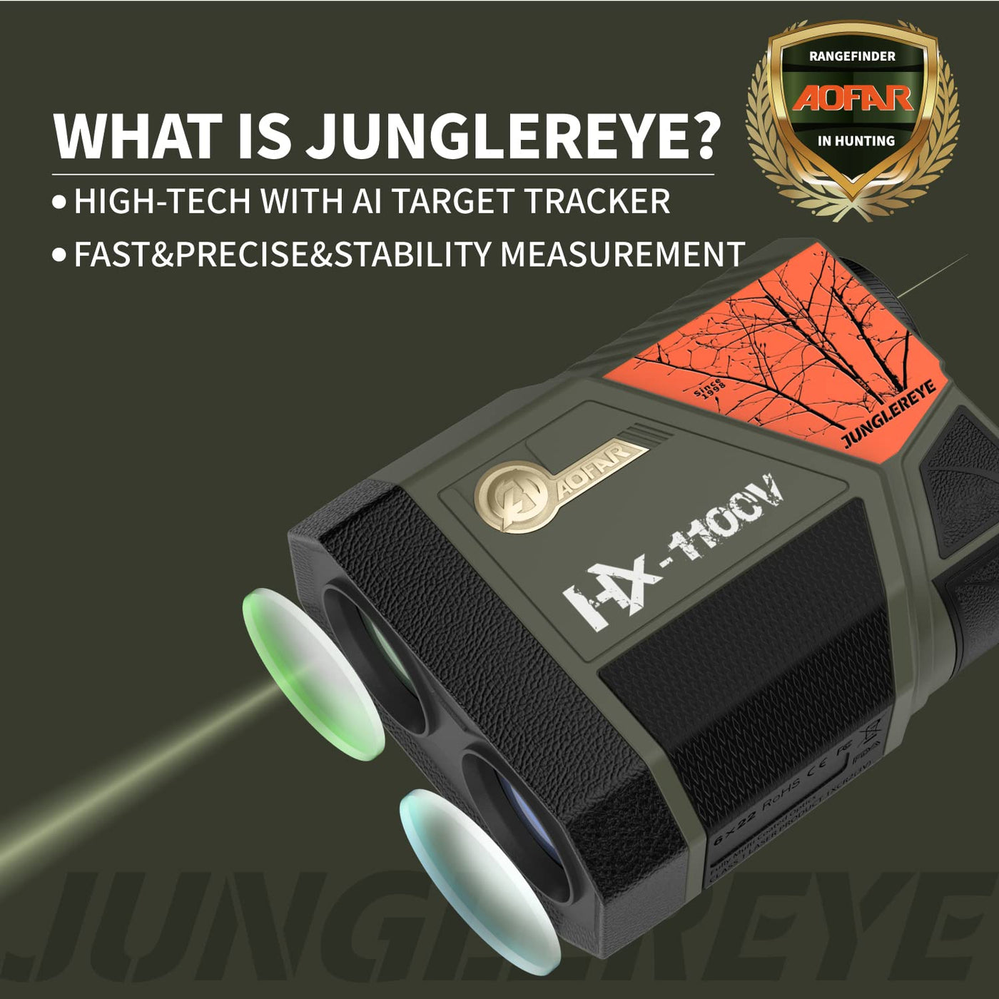 AOFAR HX-1100V Rangefinder for Hunting