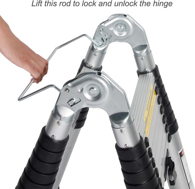 Folding Aluminum Double Ladder