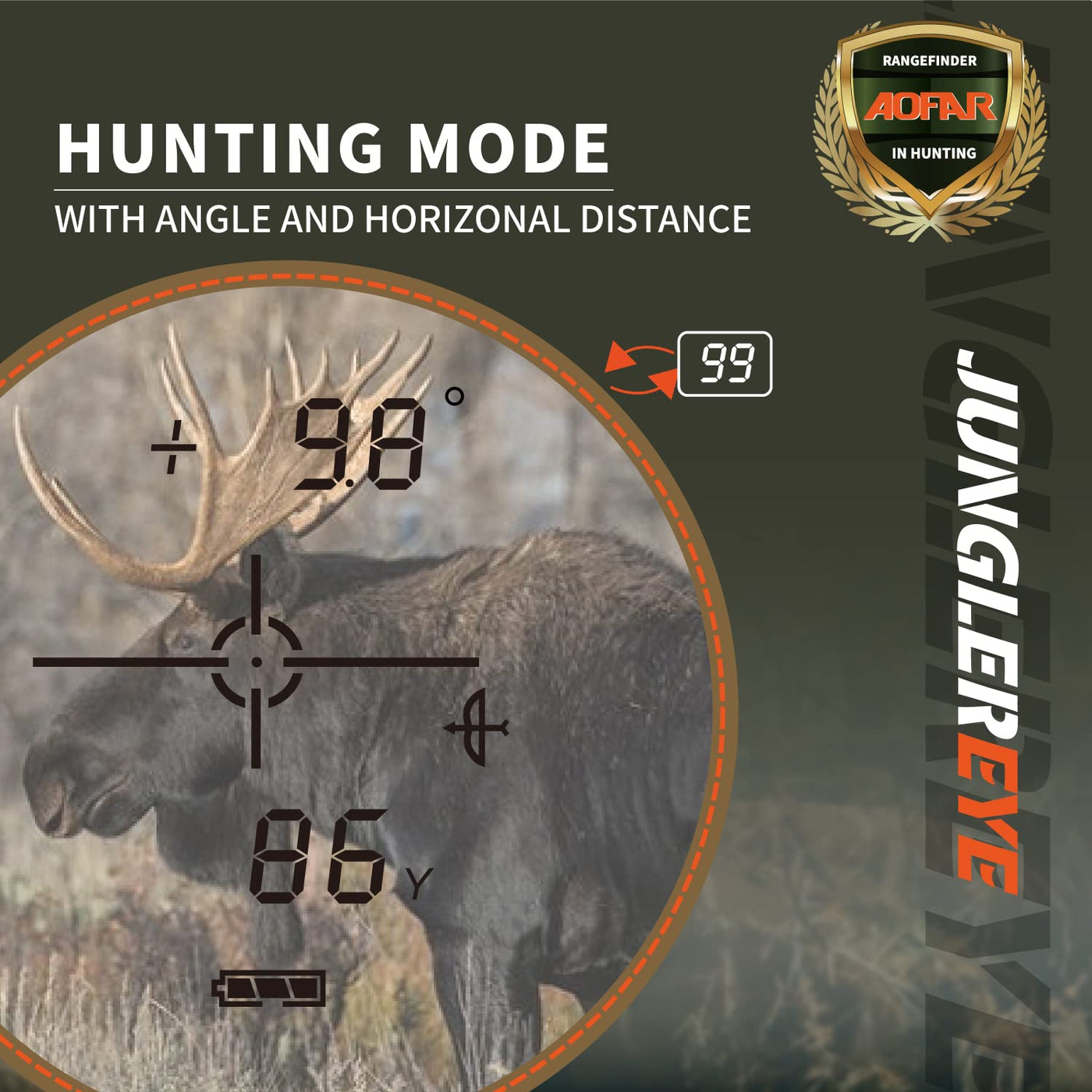 AOFAR HX-1100V Rangefinder for Hunting