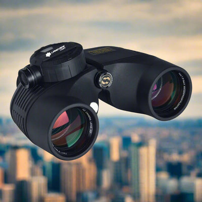 LANDVIEW 10X50 Marine Waterproof Binoculars with Compass