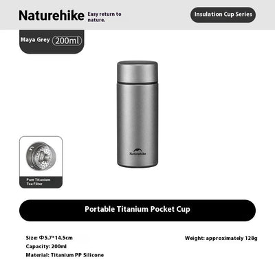 Naturehike Pure Titanium Ultralight Thermos Cup 200ml