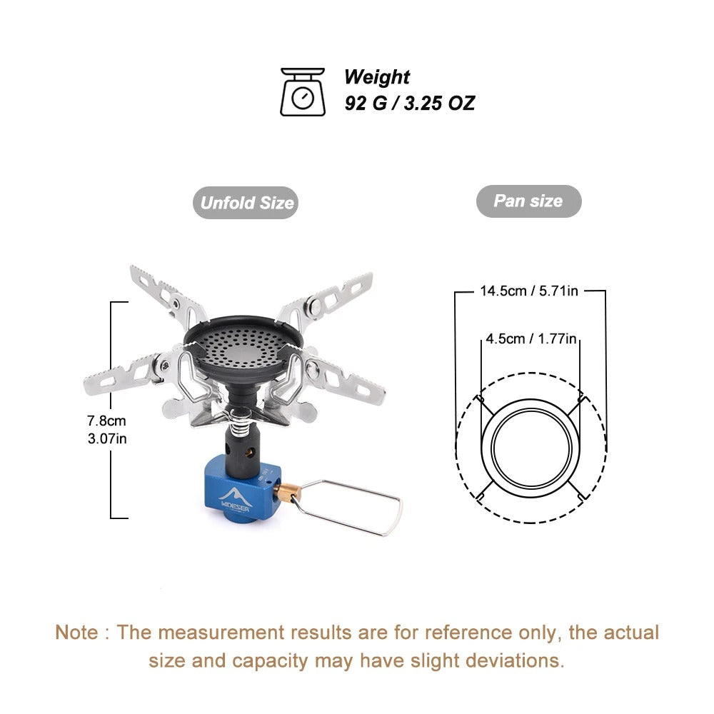 Widesea 3300W Camping Outdoor Gas Burner Stove GS-X1