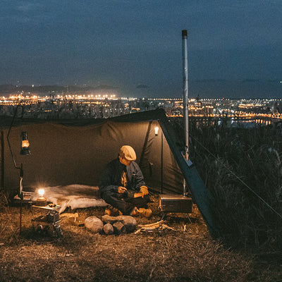 Naturehike Outdoor Pure Titanium Firewood Stove With 2M Chimney