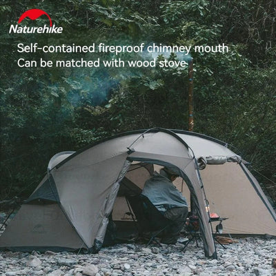 Naturehike One Bedroom One Living Room Tent With Chimney Hole