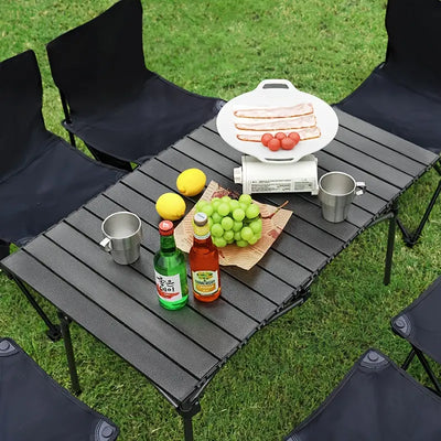 Folding Aluminum Outdoor Table Large