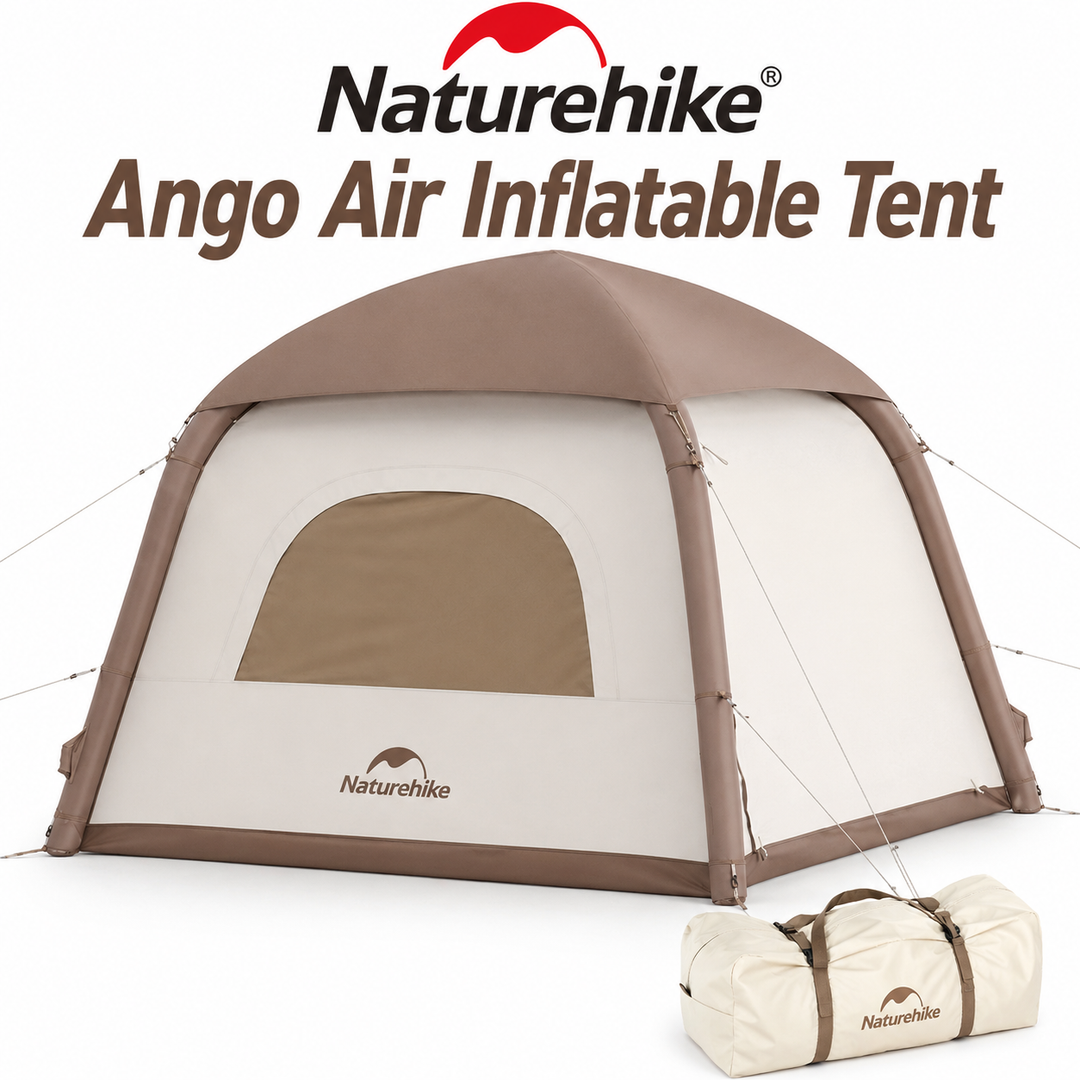 naturehike inflatable tent Naturehike ANGO Air 3-4 Person Double Layer Inflatable Tent – Chaser.pk