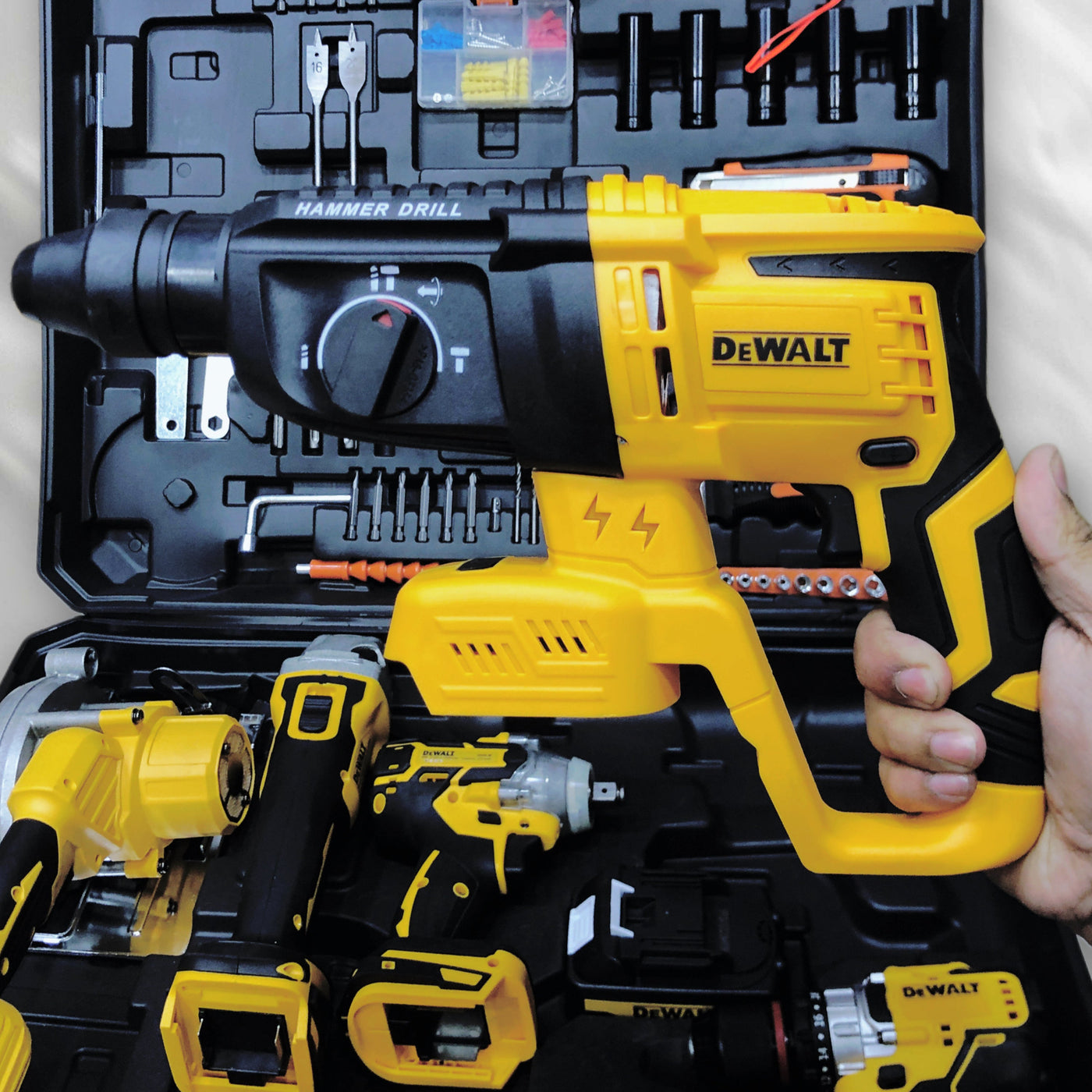DEWALT 5Pcs Multi-Functional Power Tool Set 98V
