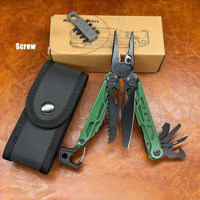 New 16-in-1 Multi-Functional EDC Survival Plier Tool