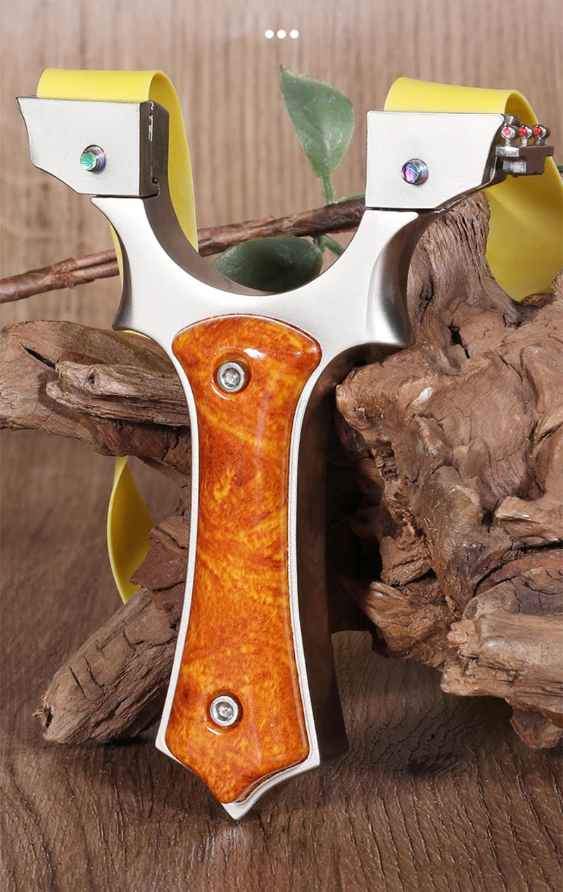 Wildhunt Metal Wood Handle Slingshot