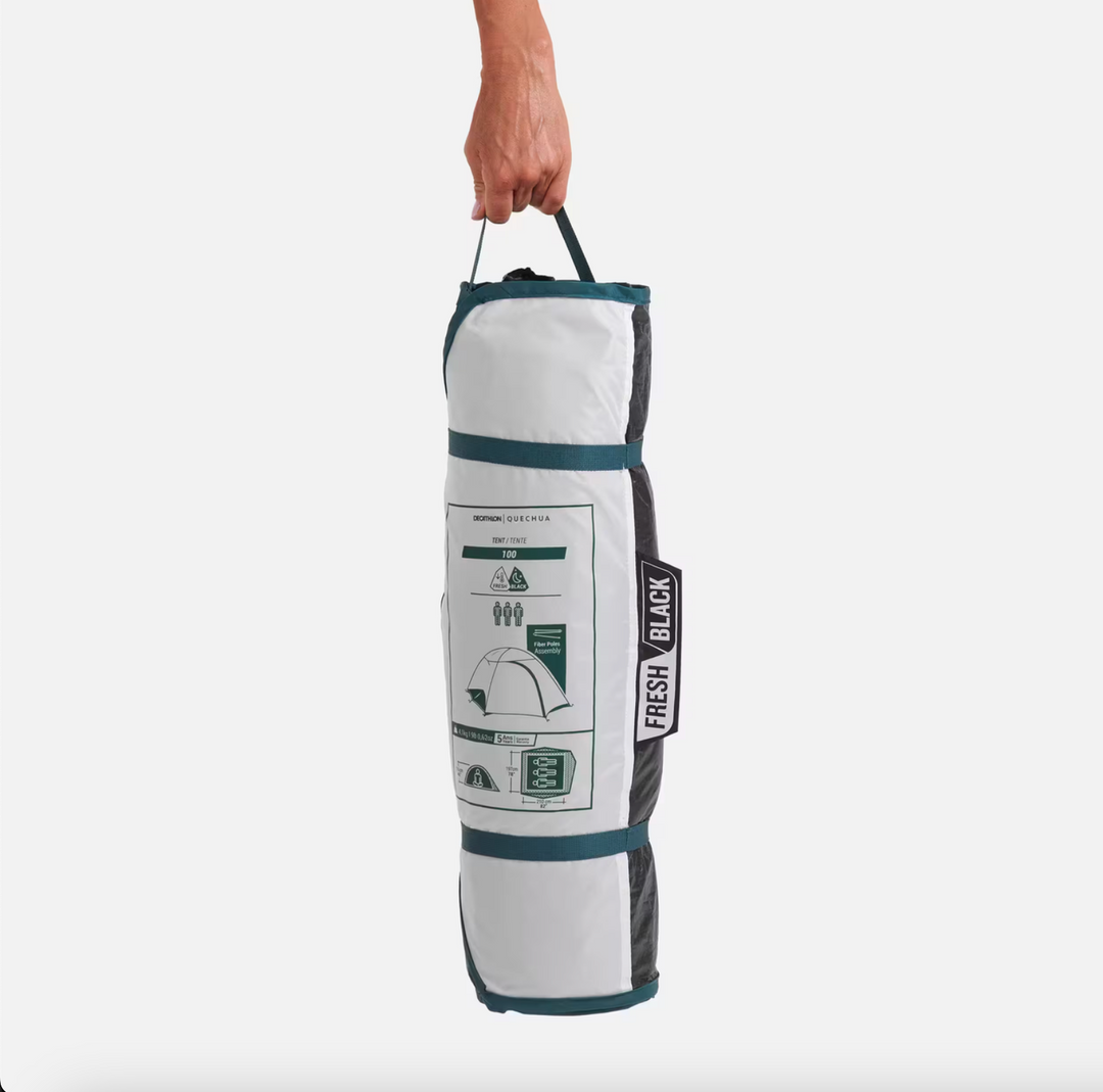 quechua tent bag Decathlon Quechua Camping Tent MH100 - 3-P