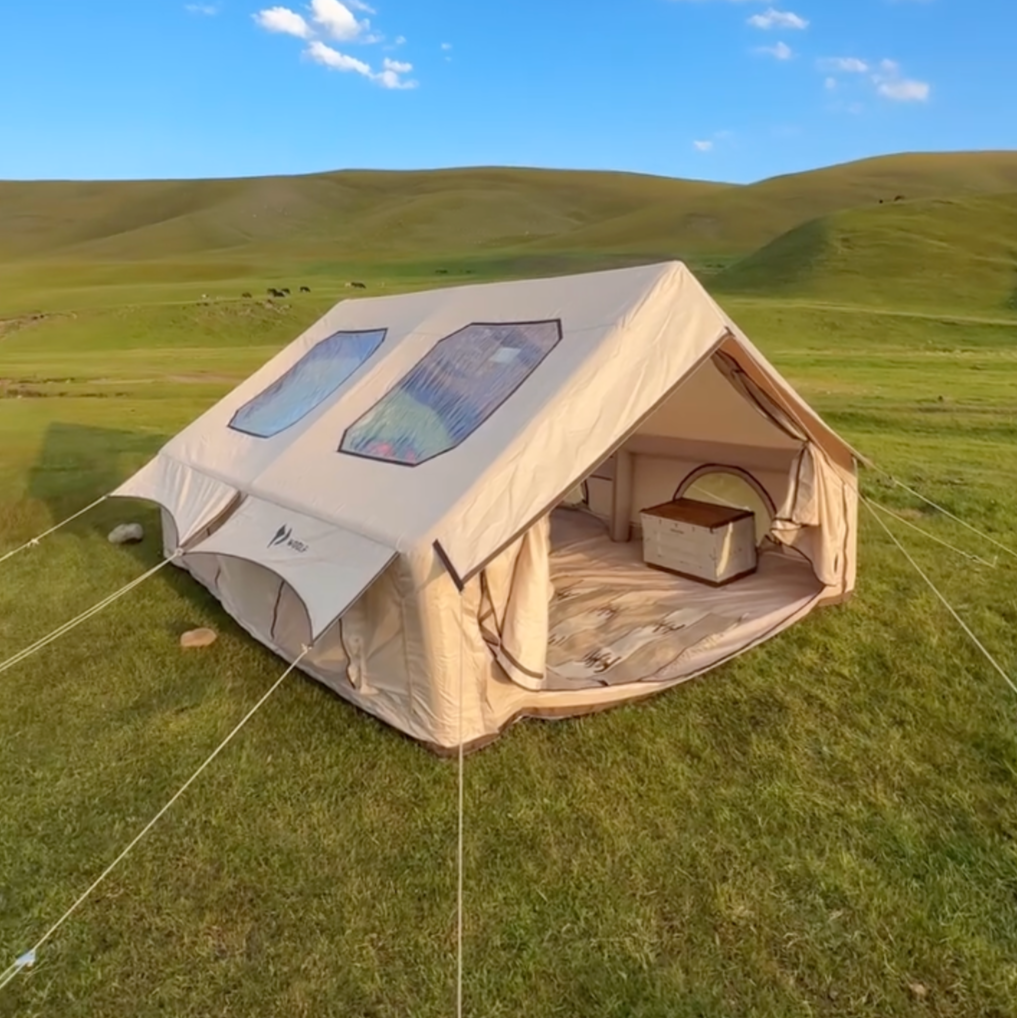 woolf camping zelt SKY Air Inflatable Tent – personal transport Größe:400 × 400 × 400 cm BikeX Weihnachts-Gewinnspiel 2025: Wahl