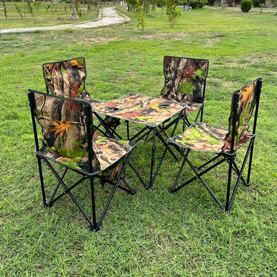 Camping Outdoor Chair Table Set With Bag