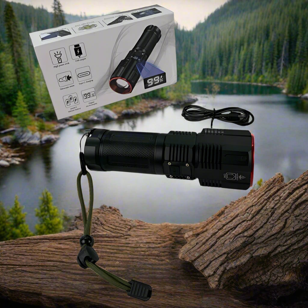 X-Blog Outdoor Long-Range Digital Display Flashlight BL-2211-TG