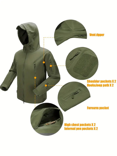 New Tactical Men Waterproof Windproof Jacket