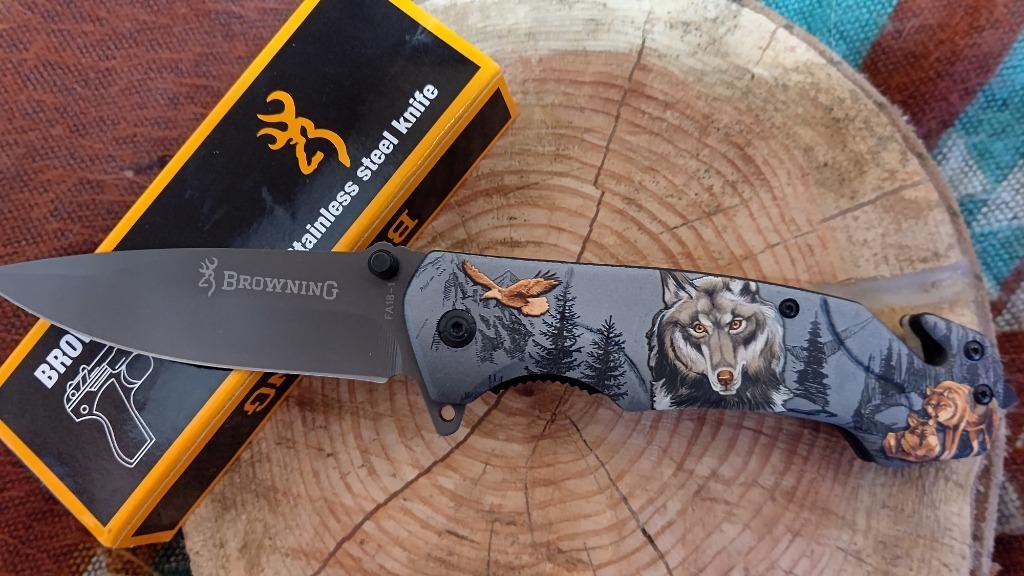 Browning FA18-1 Wolf Outdoor Survival Hunting Knife