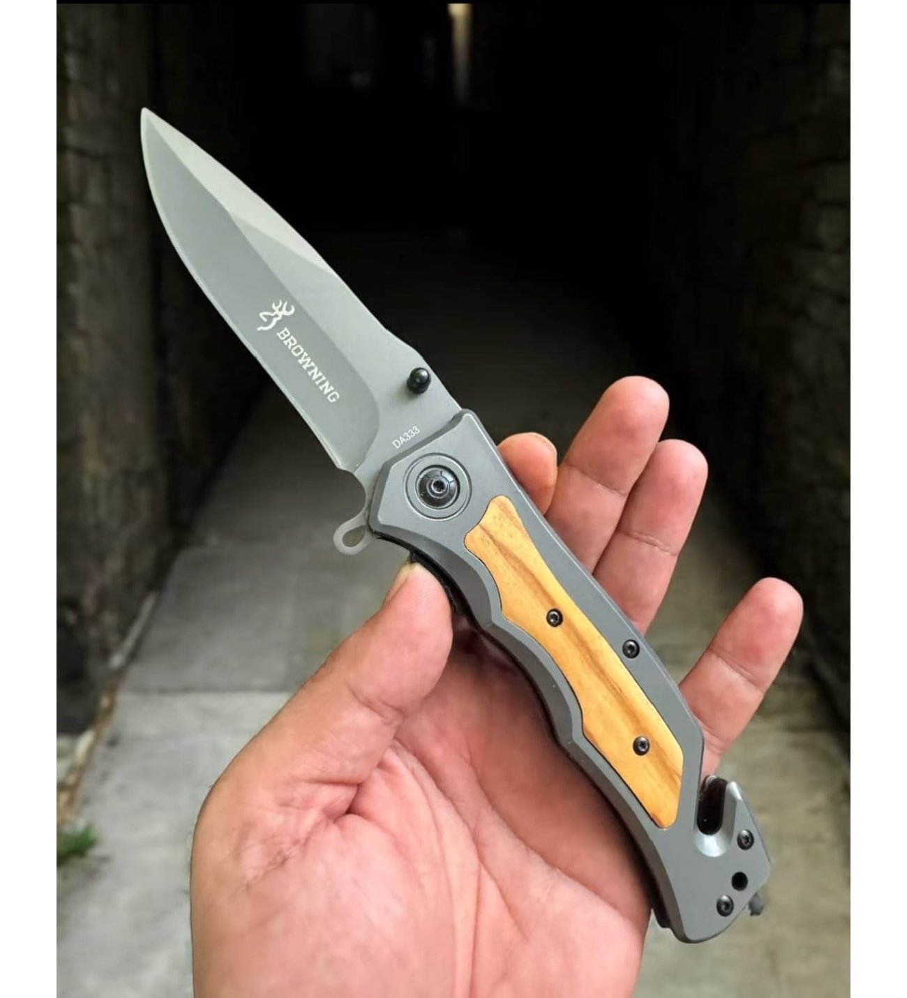 Browing DA333 Foldable Camping Pocket Knife