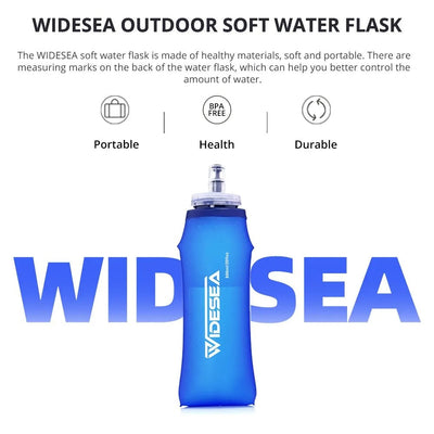 Widesea Camping 600ml Soft Water Bottle