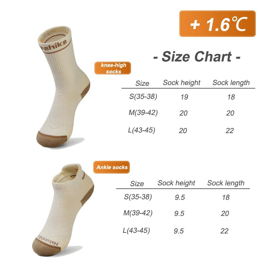 Naturehike Lightweight Shock Absorption Hiking Ankle Socks