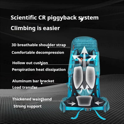 Naturehike 55L Outdoor Hiking Trekking Backpack